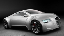 Серебристый Audi R-zero Concept